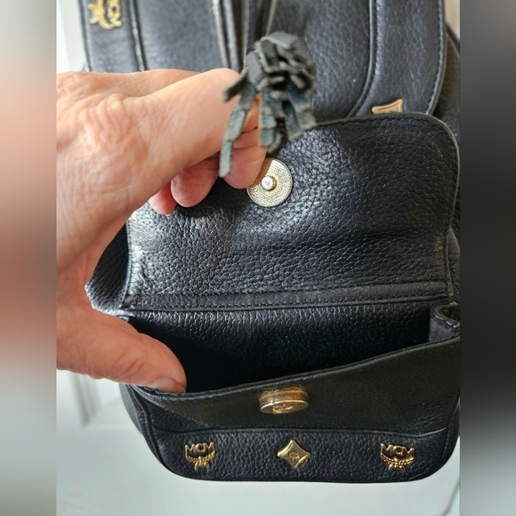 MCM Black Leather Backpack - Picture 3 of 12